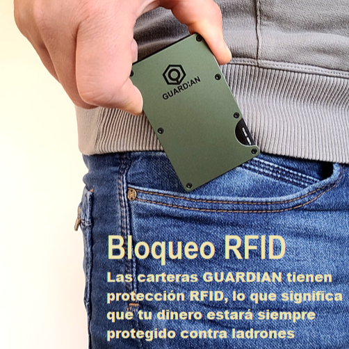 cartera guardian con proteccion RFID
