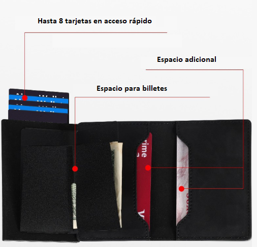 Cartera de piel