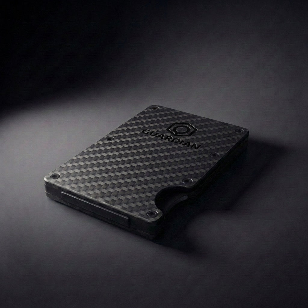 cartera compacta de aluminio para hombre estilo minimalista bc 01