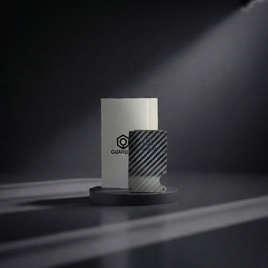 cartera metálica minimalista para hombre con diseño elegante bc 01