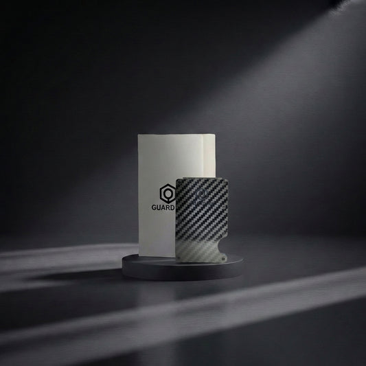 cartera metálica minimalista para hombre con diseño elegante bc 01