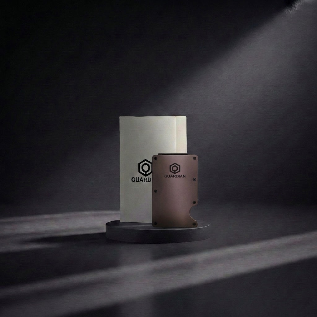 cartera minimalista de aluminio para organizar tarjetas bm 01